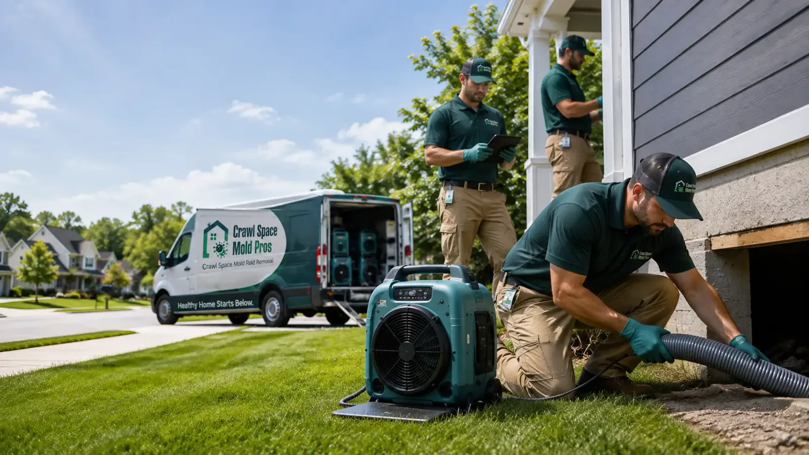 Crawl Space Mold Removal in Weaverville, CA